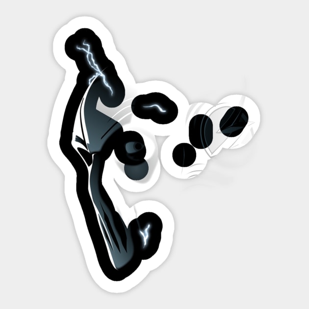 Evil Zoom 2 Sticker by ikado